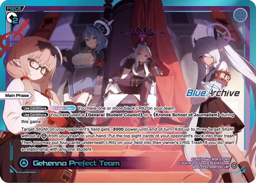 Gehenna Prefect Team - LRP (WXDi-CP02-004P[EN])