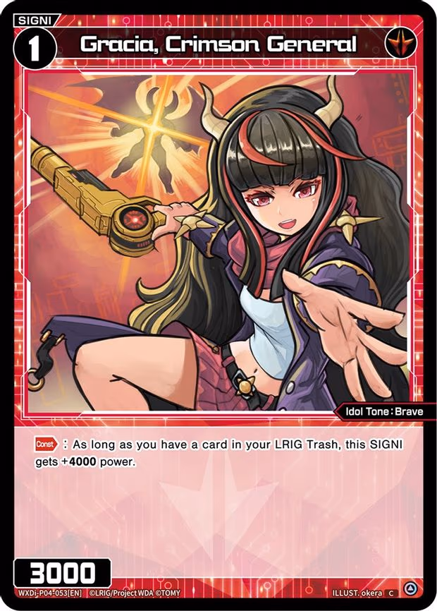 Gracia, Crimson General - C (WXDi-P04-053[EN])