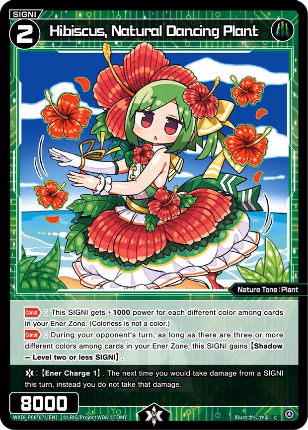 Hibiscus, Natural Dancing Plant - C (WXDi-P08-071[EN])