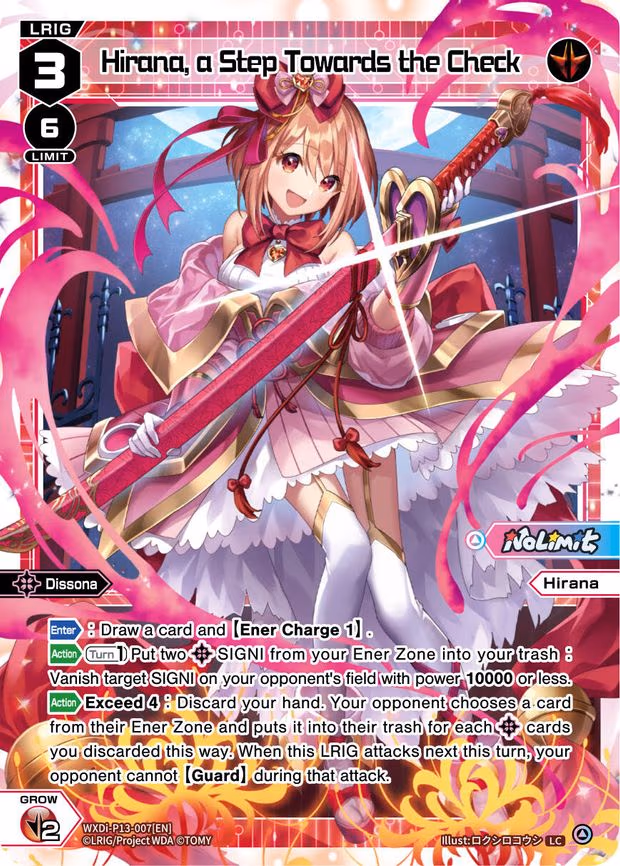 Hirana, a Step Towards the Check - LC (WXDi-P13-007[EN])