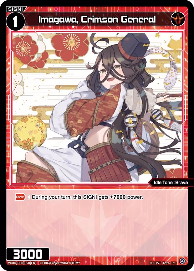 Imagawa, Crimson General - C (WXDi-P00-058[EN])