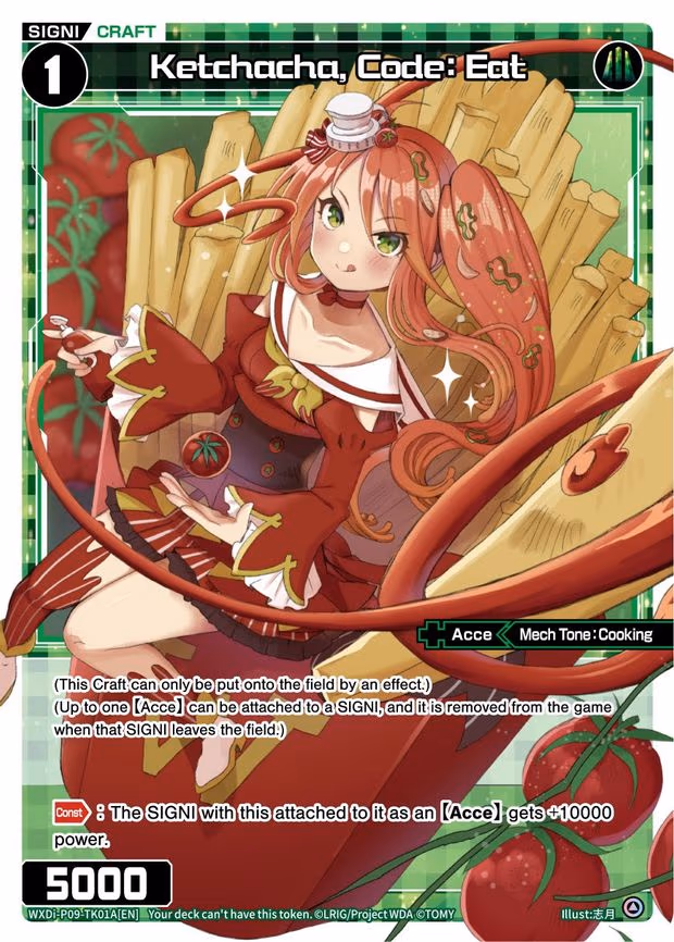 Ketchacha, Code: Eat // Servant ZERO - T (WXDi-P09-TK01A[EN] // WXDi-P09-TK01B[EN])