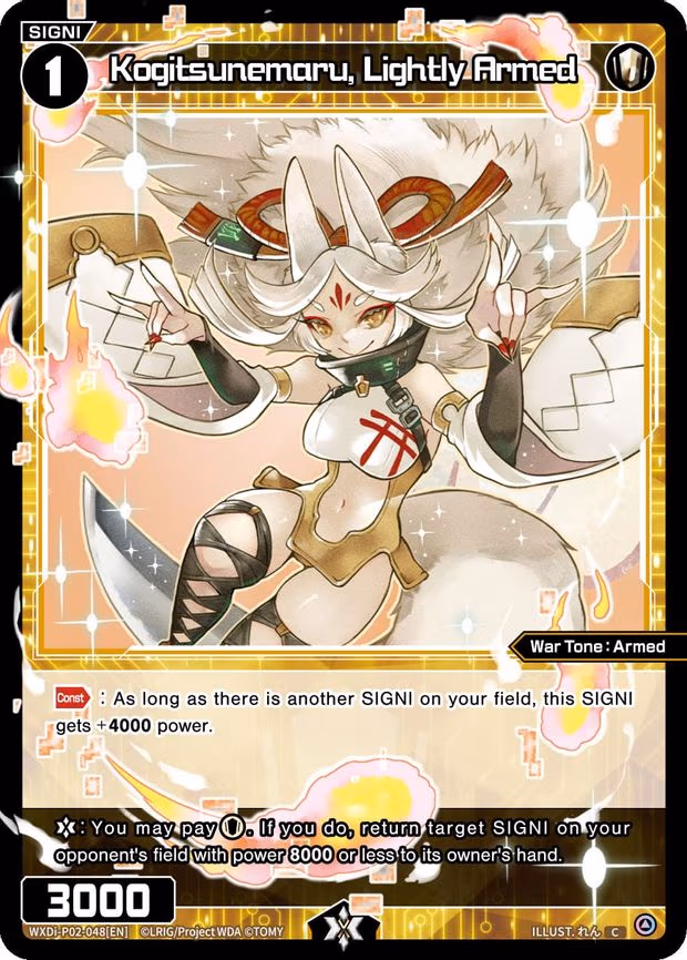 Kogitsunemaru, Lightly Armed - C (WXDi-P02-048[EN])