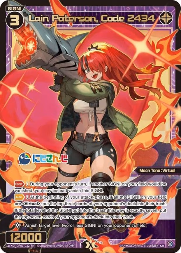 Lain Paterson, Code 2434 - SR (WXDi-CP01-032[EN])