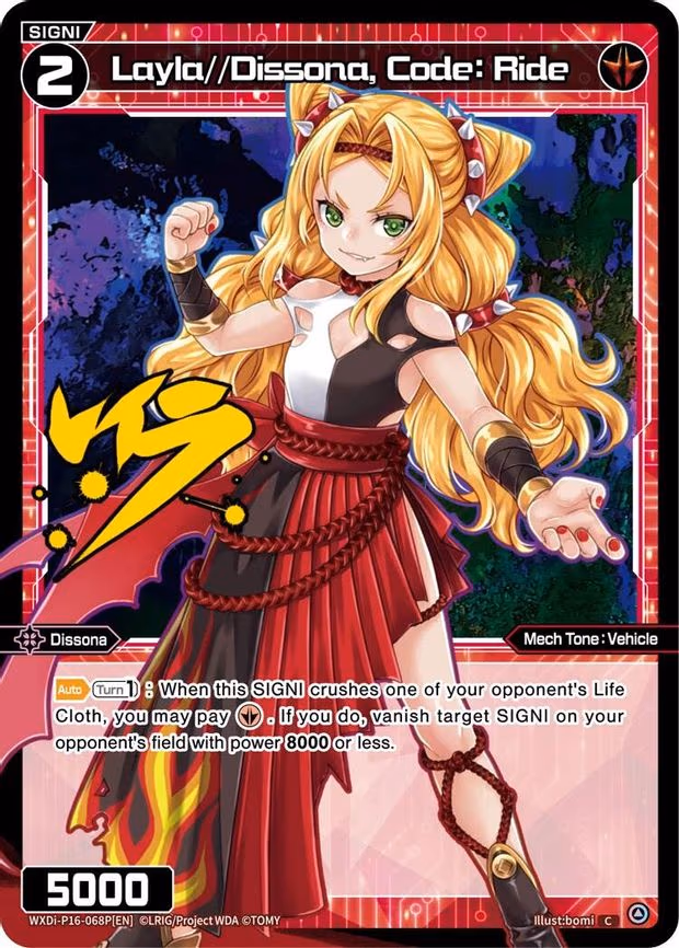 Layla//Dissona, Code: Ride - C (WXDi-P16-068P[EN])