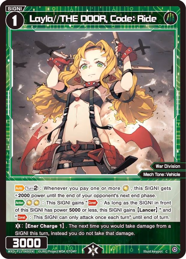 Layla//THE DOOR, Code : Ride - C (WXDi-P15-069[EN])