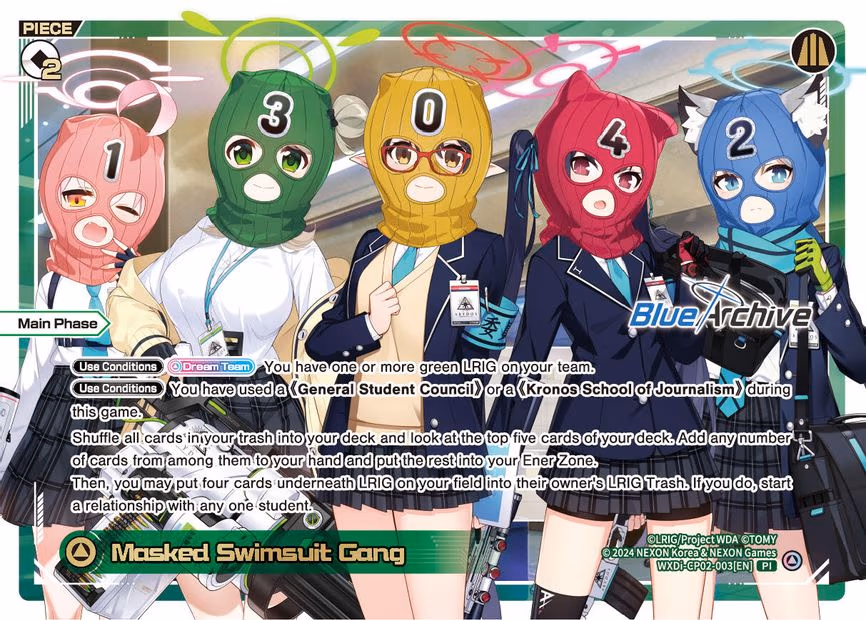 Masked Swimsuit Gang - PI (WXDi-CP02-003[EN])