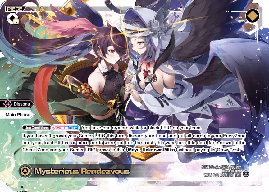 Mysterious Rendezvous // Mayu, Unknown Miko - PI (WXDi-P13-003A[EN] // WXDi-P13-003B[EN])