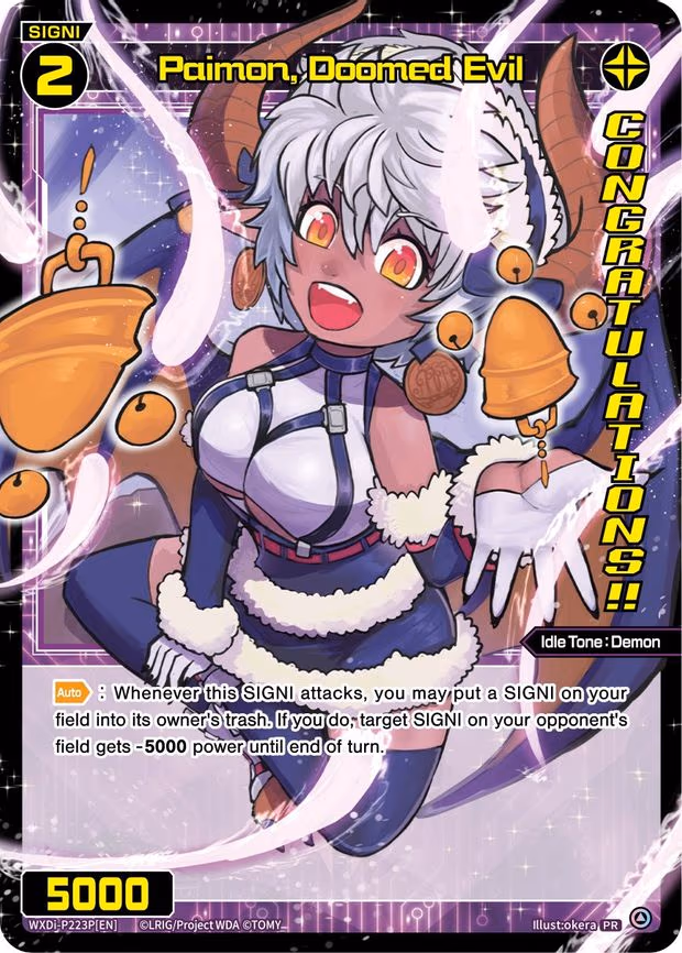 Paimon, Doomed Evil (October 2023) (Winner) - PR (WXDi-P223P[EN])