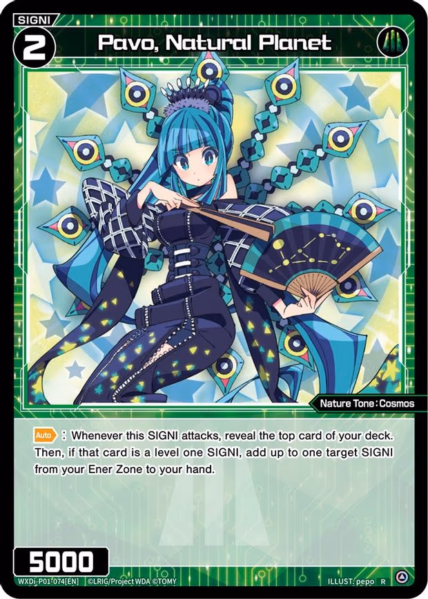 Pavo, Natural Planet - R (WXDi-P01-074[EN])