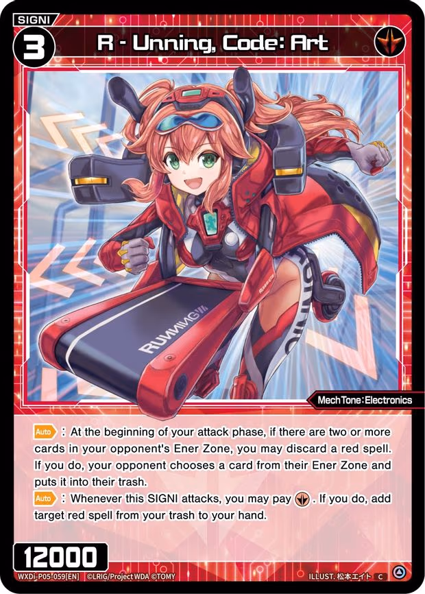 R - Unning, Code: Art - C (WXDi-P05-059[EN])