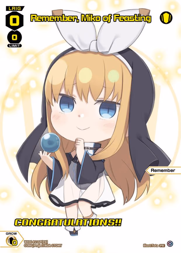 Remember, Miko of Feasting (September 2023) (Winner) - PR (WXDi-P216P[EN])