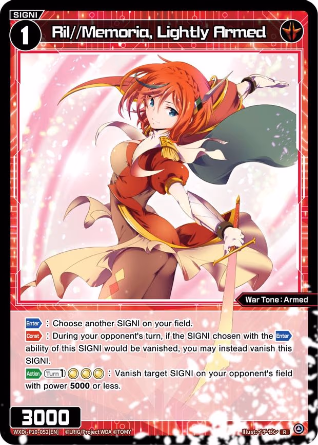 Ril//Memoria, Lightly Armed - R (WXDi-P10-052[EN])