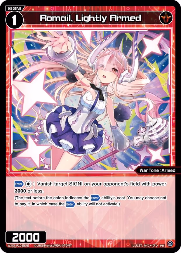 Romail, Lightly Armed (October 2022) - PR (WXDi-P106[EN])