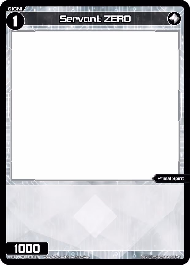Servant ZERO (Non-Foil) // [Virus] - T (WXDi-P07-TK01-AP[EN])