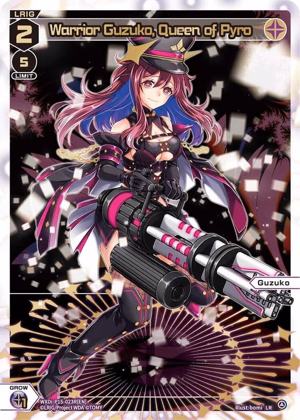 Warrior Guzuko, Queen of Pyro - LR (WXDi-P15-023R[EN])
