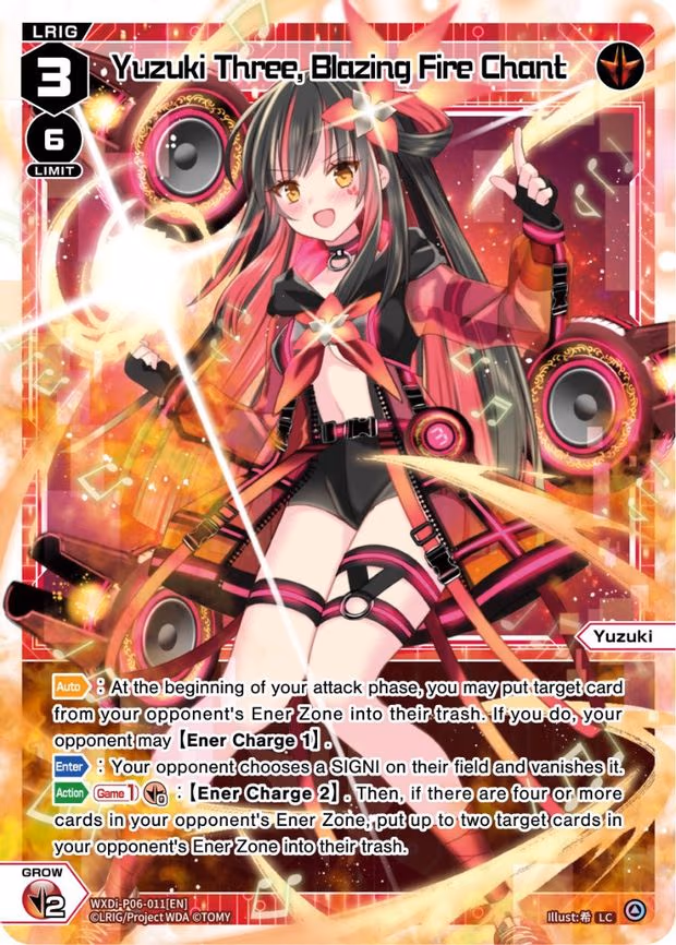 Yuzuki Three, Blazing Fire Chant - LC (WXDi-P06-011[EN])