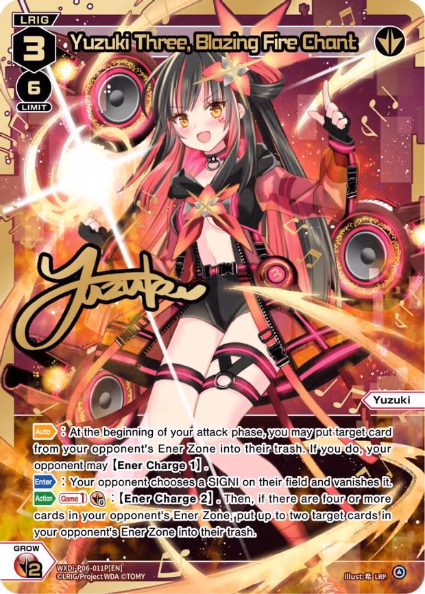 Yuzuki Three, Blazing Fire Chant - LRP (WXDi-P06-011P[EN])
