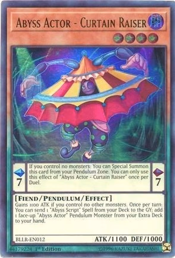 Abyss Actor - Curtain Raiser