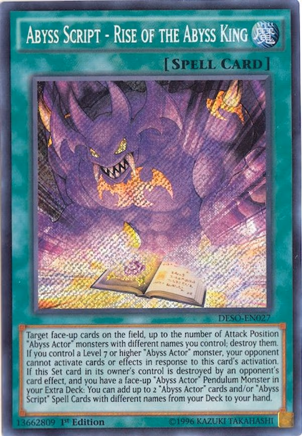 Abyss Script - Rise of the Abyss King