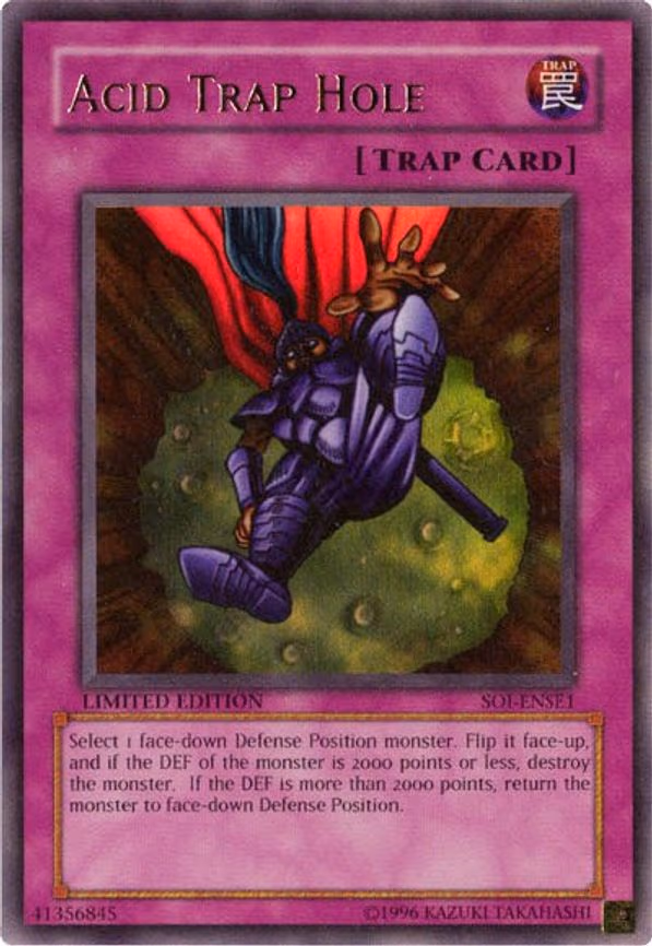 Acid Trap Hole