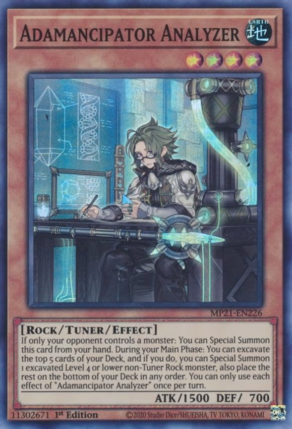 Adamancipator Analyzer