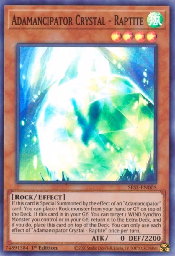 Adamancipator Crystal - Raptite