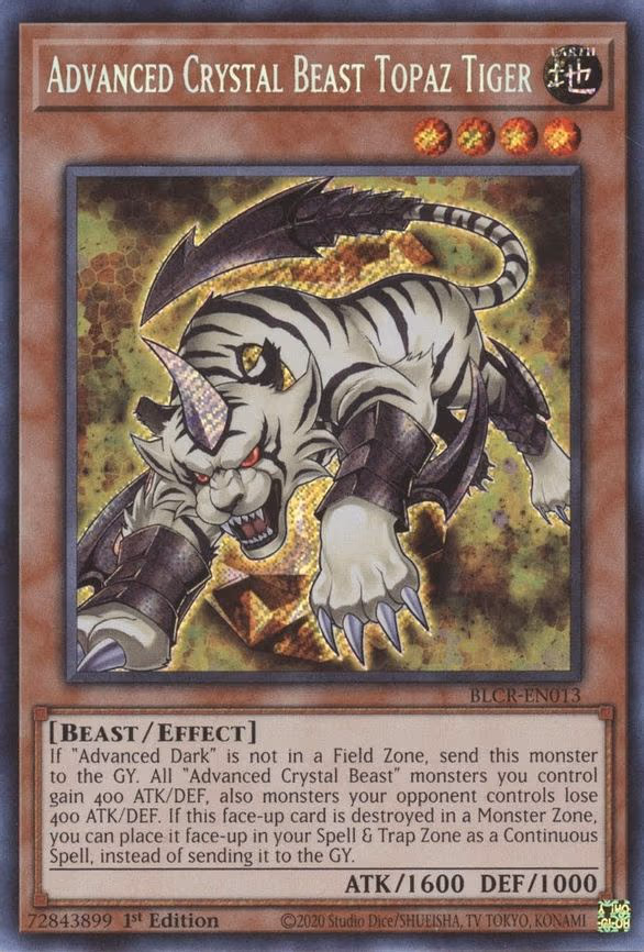 Advanced Crystal Beast Topaz Tiger