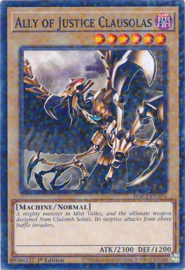 Ally of Justice Clausolas (Duel Terminal)