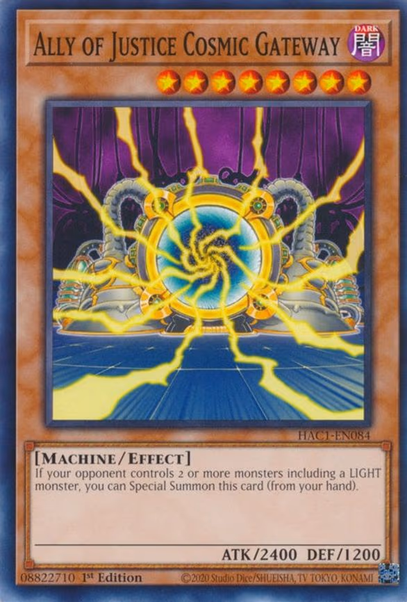 Ally of Justice Cosmic Gateway