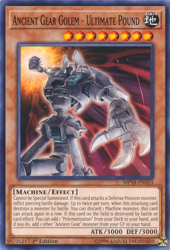 Ancient Gear Golem - Ultimate Pound