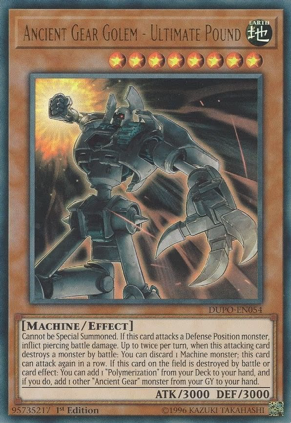 Ancient Gear Golem - Ultimate Pound
