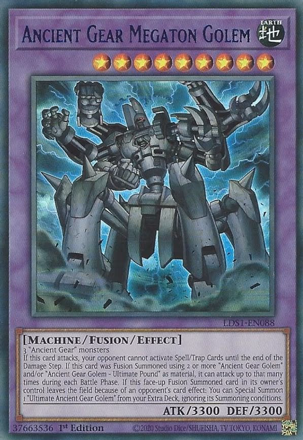 Ancient Gear Megaton Golem (Blue)
