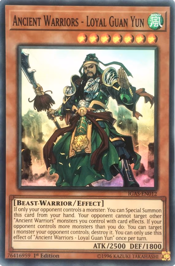 Ancient Warriors - Loyal Guan Yun