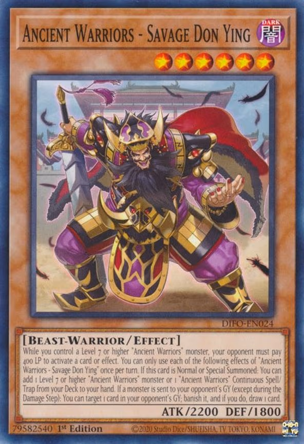 Ancient Warriors - Savage Don Ying