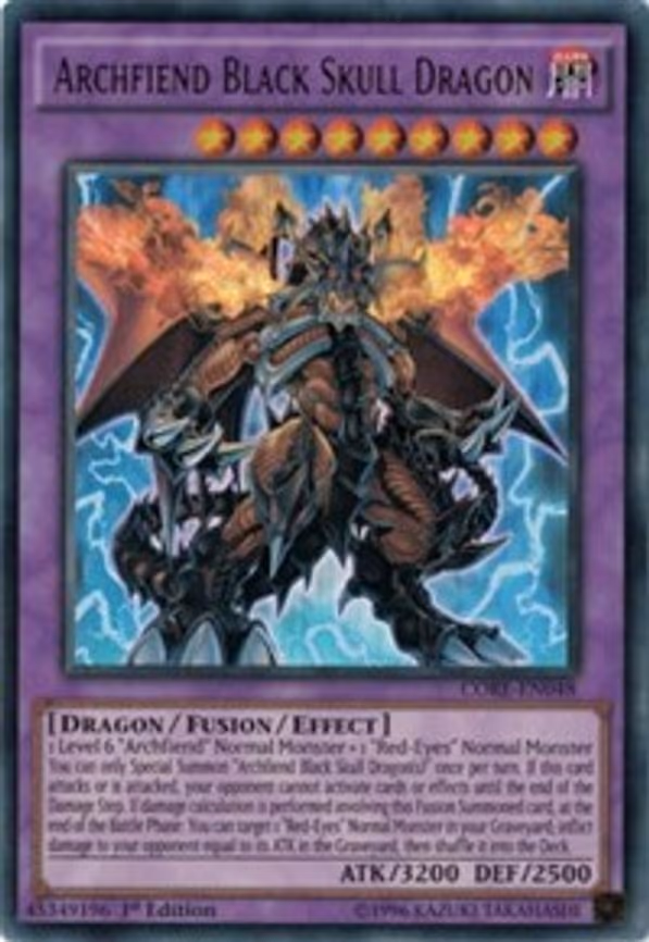Archfiend Black Skull Dragon