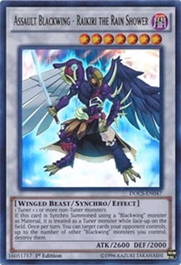 Assault Blackwing - Raikiri the Rain Shower