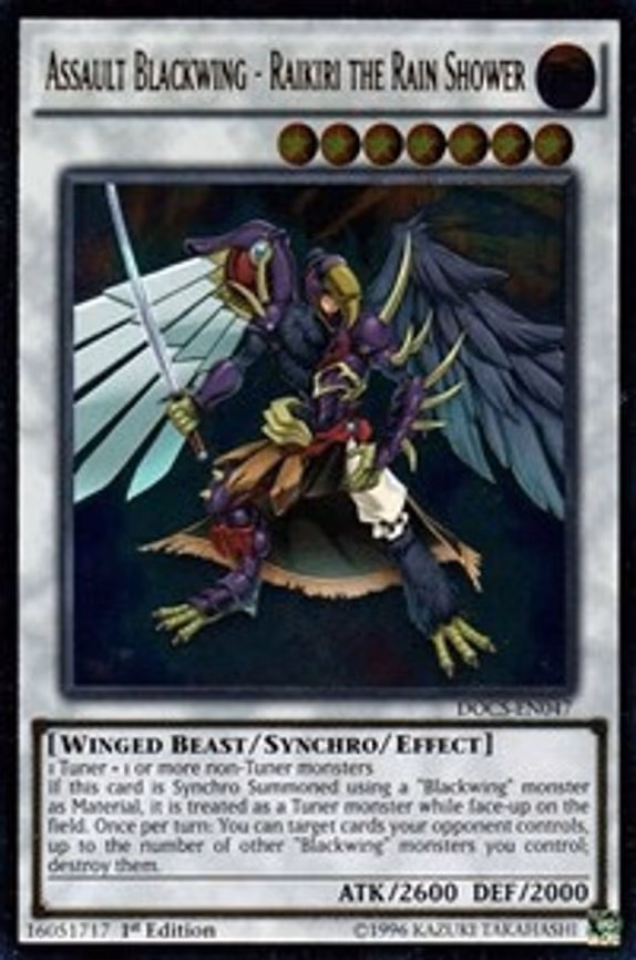 Assault Blackwing - Raikiri the Rain Shower
