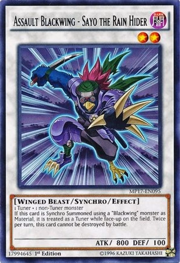 Assault Blackwing - Sayo the Rain Hider