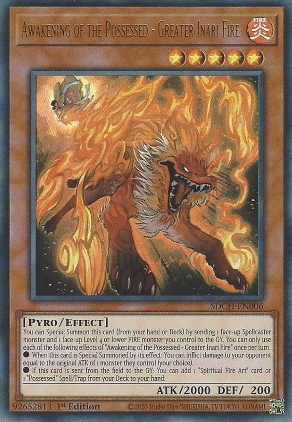 Awakening of the Possessed - Greater Inari Fire
