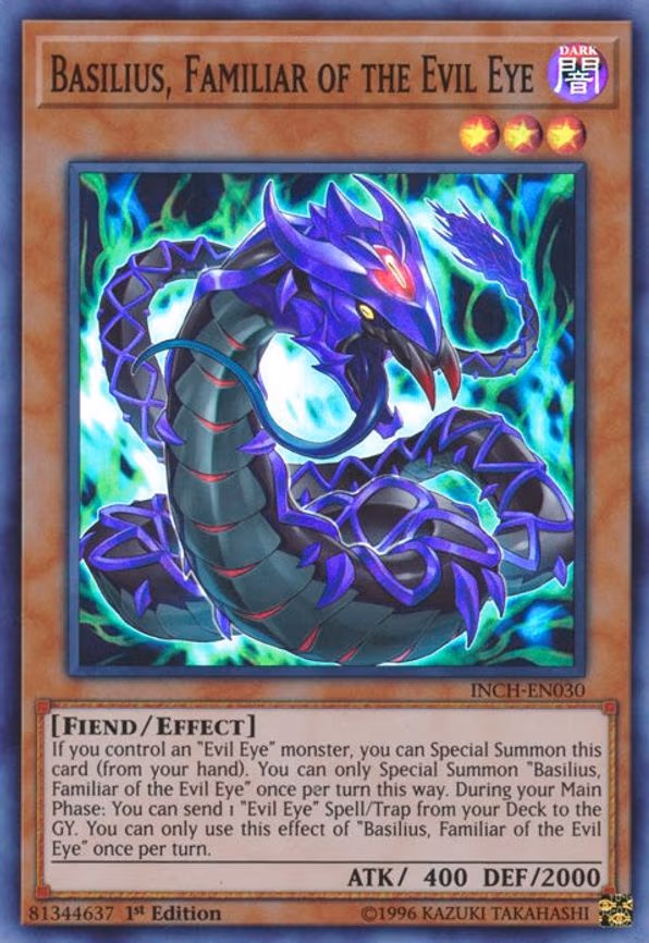 Basilius, Familiar of the Evil Eye