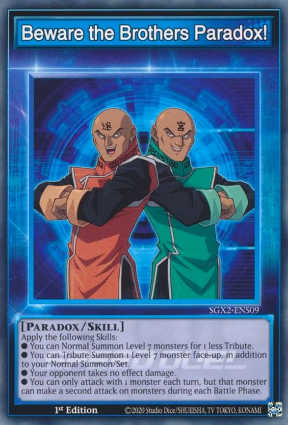 Beware the Brothers Paradox!
