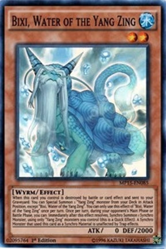 Bixi, Water of the Yang Zing