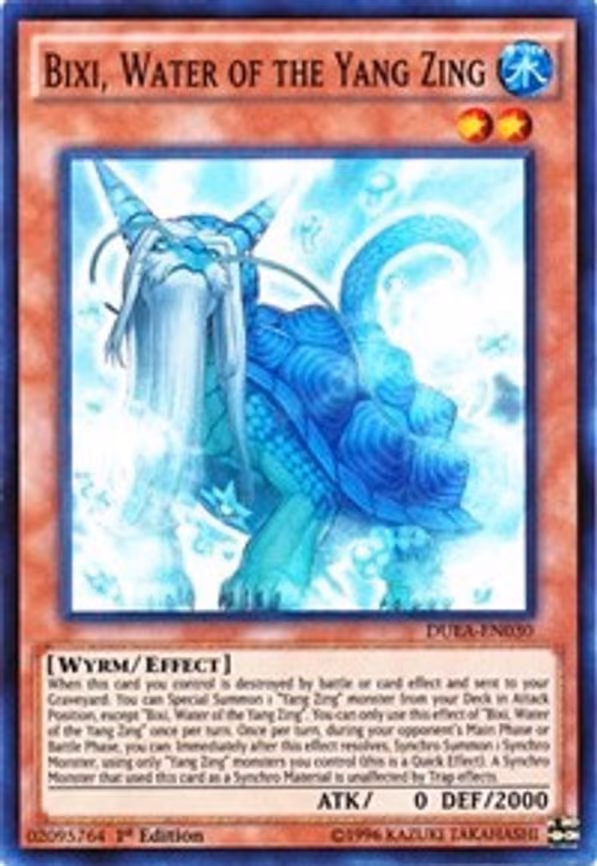 Bixi, Water of the Yang Zing