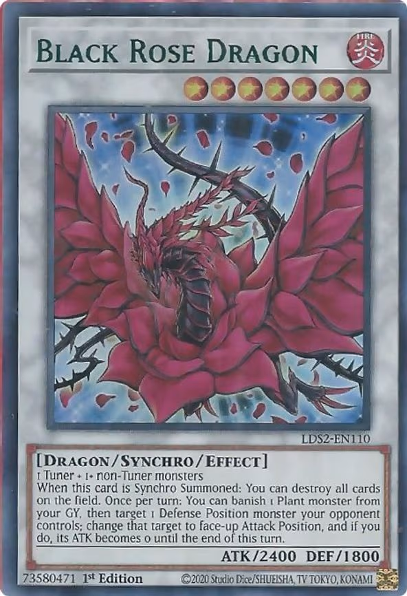 Black Rose Dragon (Green)