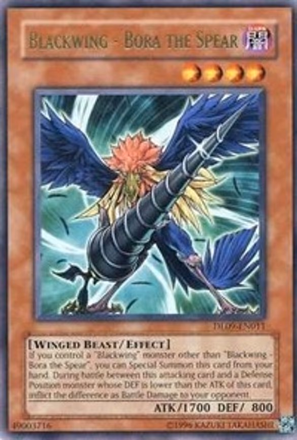 Blackwing - Bora the Spear (Green) - Rare (DL09-EN011)