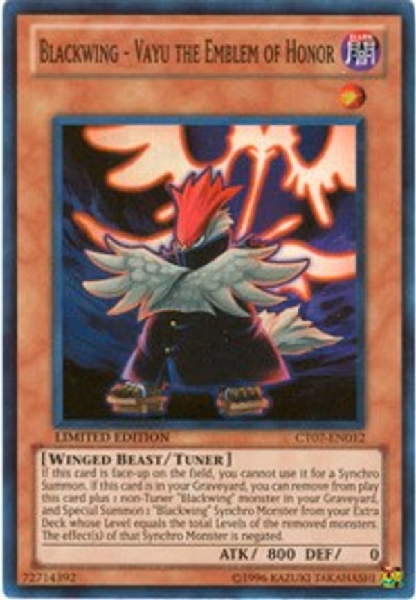 Blackwing - Vayu the Emblem of Honor