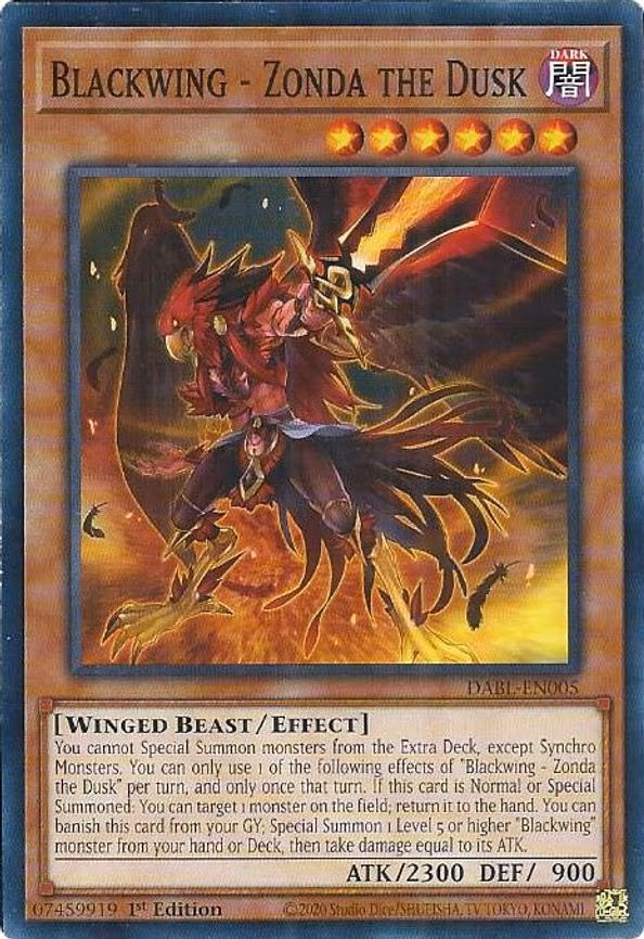 Blackwing - Zonda the Dusk