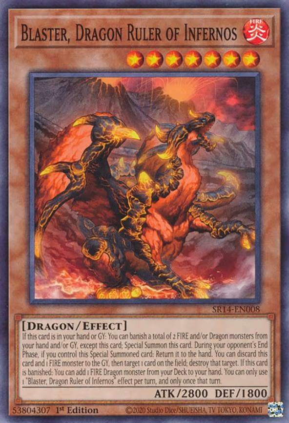 Blaster, Dragon Ruler of Infernos