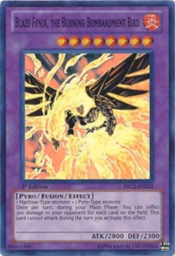 Blaze Fenix, the Burning Bombardment Bird
